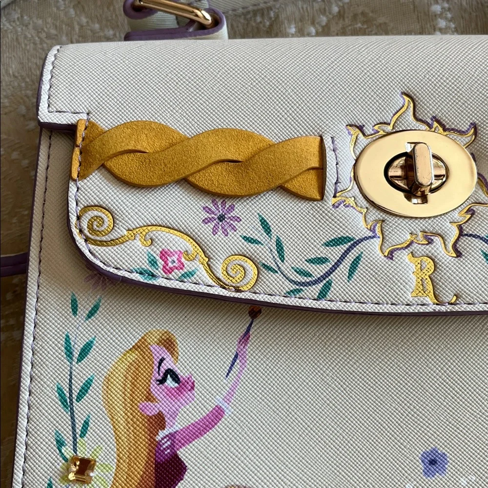 Disney Danielle Nicole Tangled Rapunzel Crossbody Purse - Picture 5 of 14